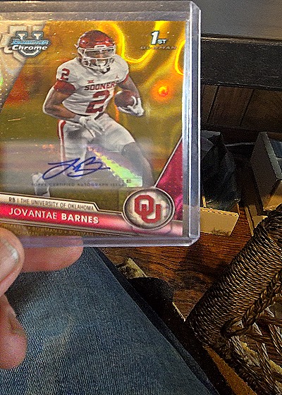 2023 Bowman Chrome #2 Jovantae Barnes — front