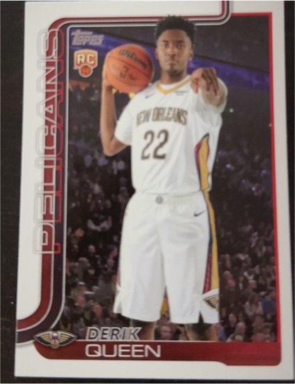 2025-26 Topps #213 Derik Queen — front