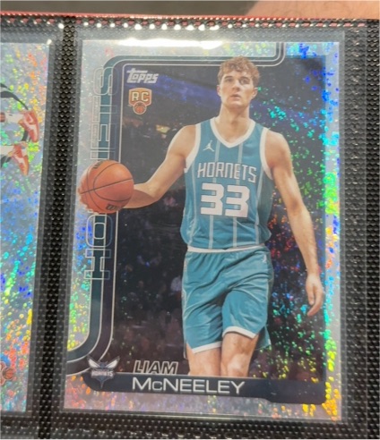 2025-26 Topps #229 Liam McNeeley — front