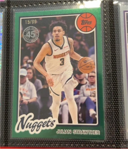 2025-26 Topps Basketball #80BK-28 Julian Strawther — front