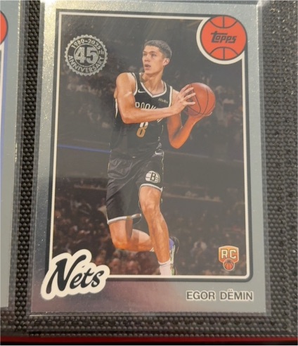 2025-26 Topps Basketball #80BK-55 Egor Demin — front
