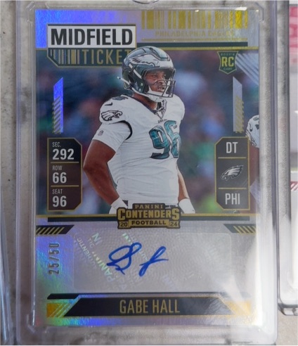 2024 Panini Contenders #268 Gabe Hall — front