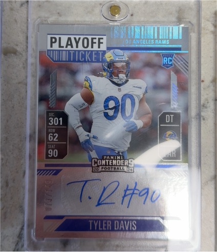 2024 Panini Contenders #291 Tyler Davis — front