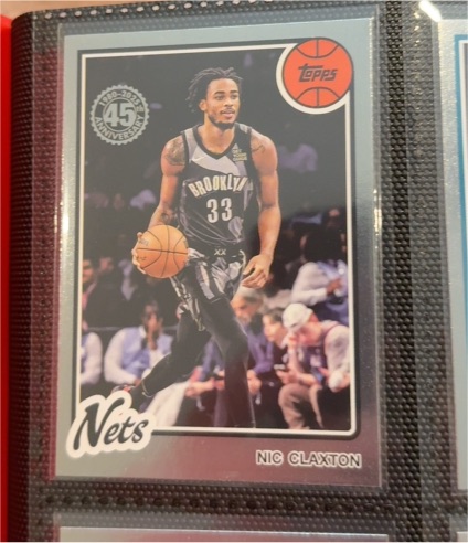 2025-26 Topps Basketball 45th Anniversary #80BK-48 Nic Claxton — front