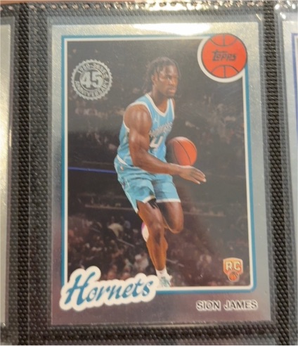 2025-26 Topps #80BK-76 Sion James 1980-81 Topps Basketball — front