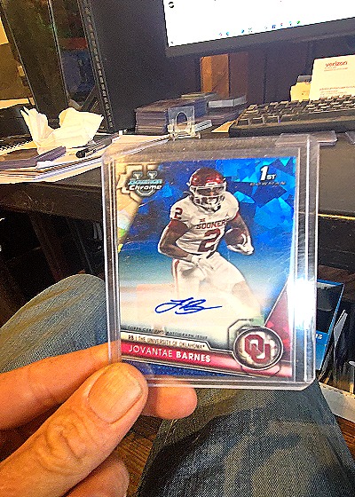 2023 Bowman Chrome 1st Wave #Jovantae Barnes — front