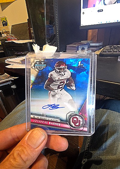 2023 Bowman Chrome #PA-JB Jovantae Barnes — front