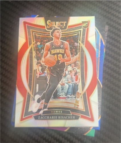 2024-25 Panini Select #86 Zaccharie Risacher — front