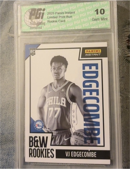 2025 Panini Instant #BWR-28 VJ Edgecombe — front