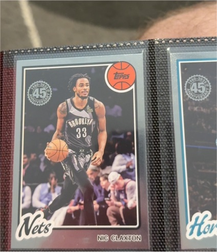 2025-26 Topps Basketball 45th Anniversary #80BK-48 Nic Claxton — front