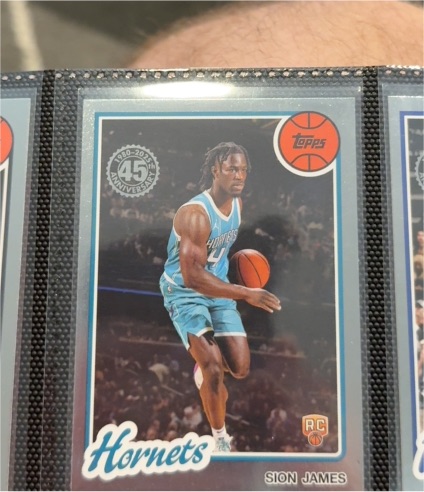 2025-26 Topps #80BK-76 Sion James — front