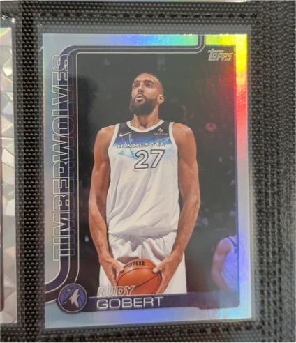 2025-26 Topps Basketball #111 Rudy Gobert — front