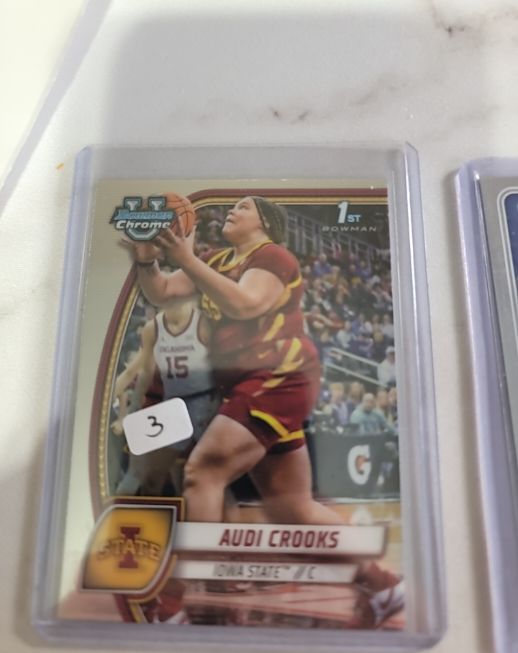 2024-25 Bowman Chrome University #9 Audi Crooks — front