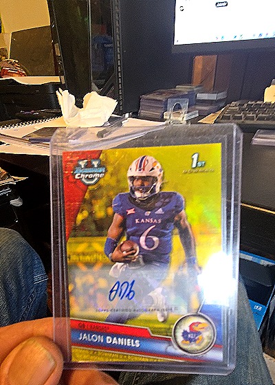 2023 Bowman University Chrome #173 Jalon Daniels — front