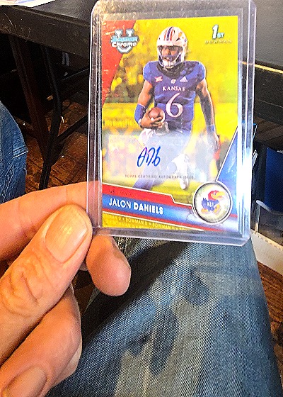 2023 Bowman University Chrome #173 Jalon Daniels — front