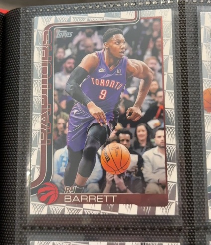 2025-26 Topps #33 RJ Barrett — front