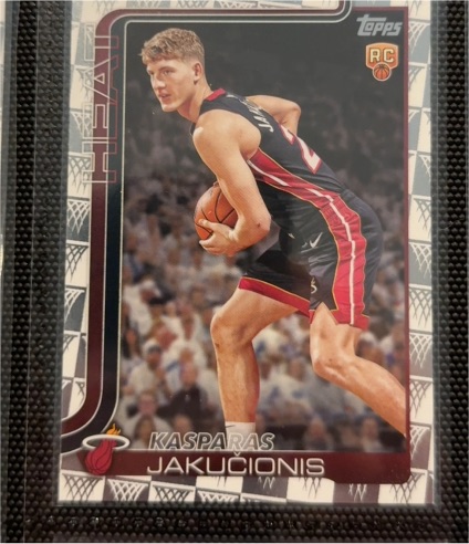 2025-26 Topps #220 Kasparas Jakucionis — front