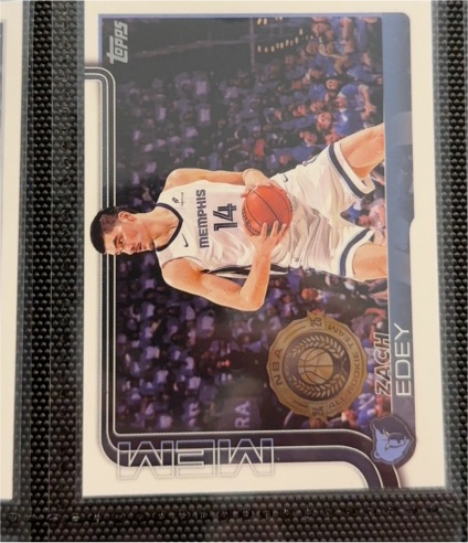 2025-26 Topps #186 Zach Edey — front