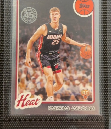 2025-26 Topps Basketball #80BK-66 Kasparas Jakučionis — front