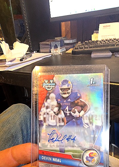 2023 Topps Chrome College Football #CA-DA Devin Neal — front
