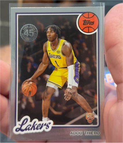 2025 Topps Basketball #80BK-79 Adou Thiero — front
