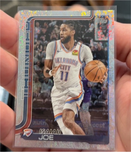 2025-26 Topps Isaiah Joe # unknown Oklahoma City Thunder — front