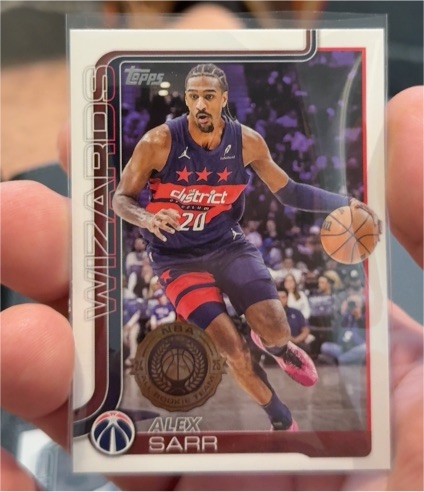 2025-26 Topps #96 Alex Sarr — front