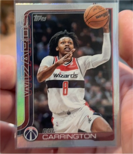 2025-26 Topps #97 Bub Carrington — front