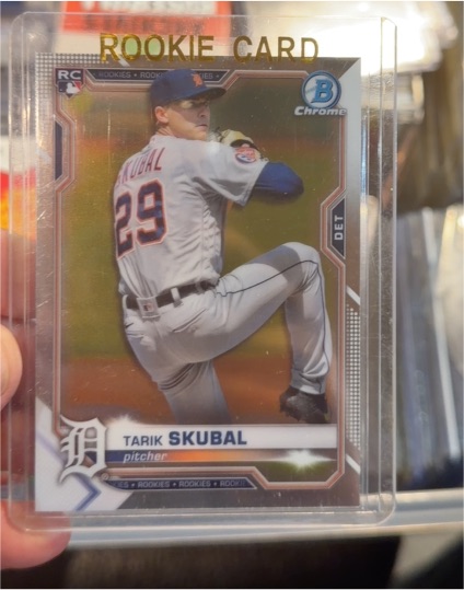 2021 Bowman Chrome #28 Tarik Skubal — front