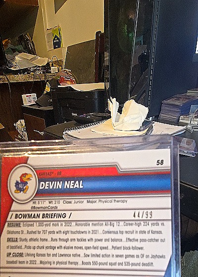 2023 Bowman #58 Devin Neal — back