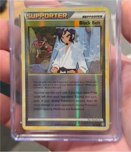 2010 Pokémon Triumphant #85 Black Belt — front