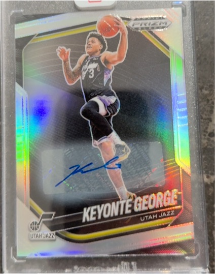 2024-25 Panini Prizm Black #12 Keyonte George — front
