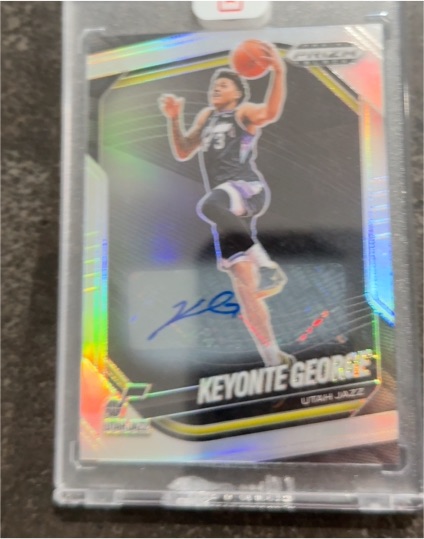 2024-25 Panini Prizm Black #12 Keyonte George — front