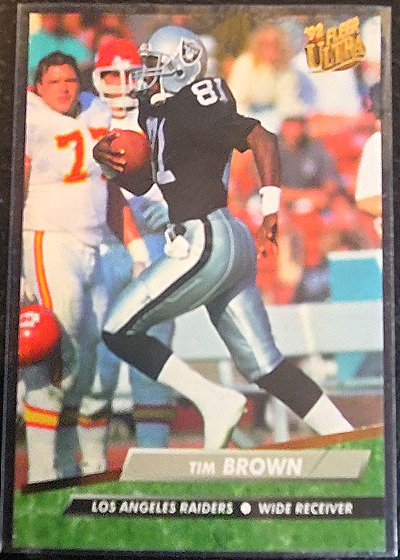 1992 Fleer Ultra #188 Tim Brown — front