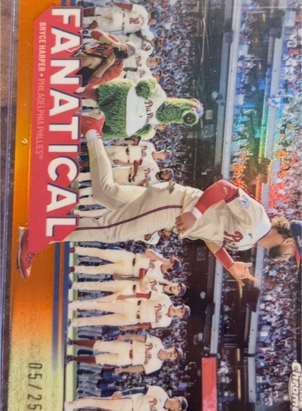 2025 Topps Chrome #FAN-15 Bryce Harper — front
