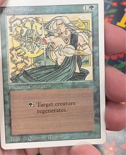 1994 Magic: The Gathering Regeneration — front
