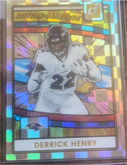 2025 Donruss #AAP-DHE Derrick Henry Action-All Pros — front