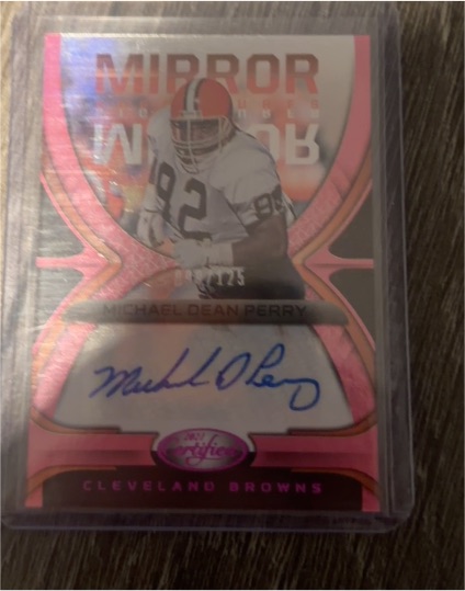 2021 Panini Certified Mirror Signatures #MS-MDP Michael Dean Perry — front