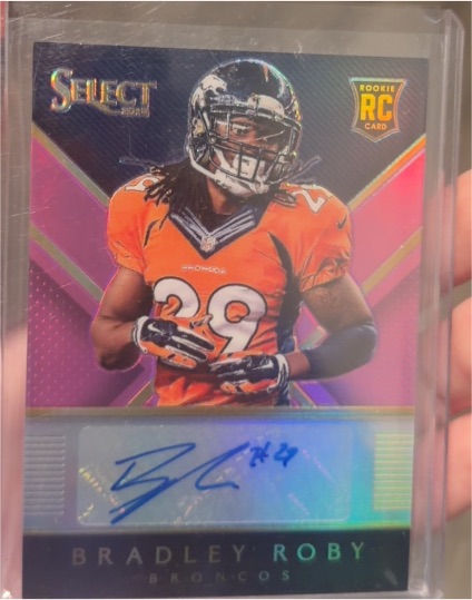 2014 Panini Select Rookie Autographs #RA-BR Bradley Roby — front