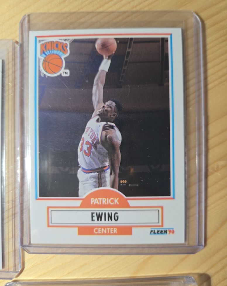 1990-91 Fleer #125 Patrick Ewing — front