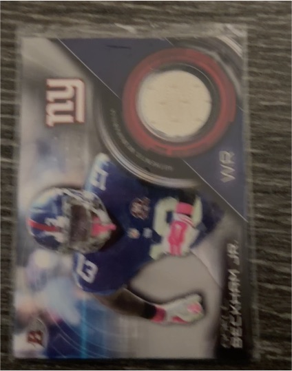 2015 Bowman Relics #BR-OB Odell Beckham Jr. — front