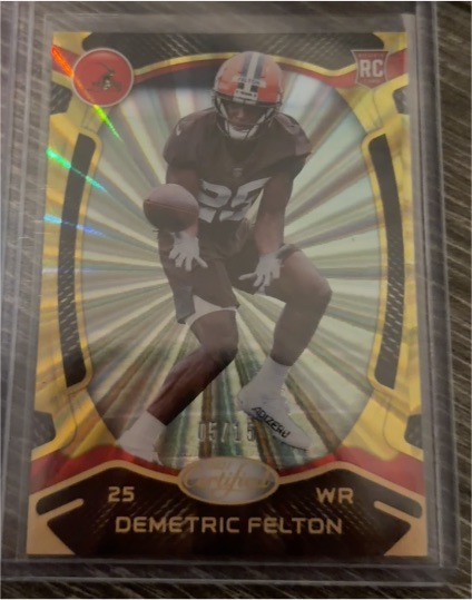 2021 Panini Certified #25 Demetric Felton — front