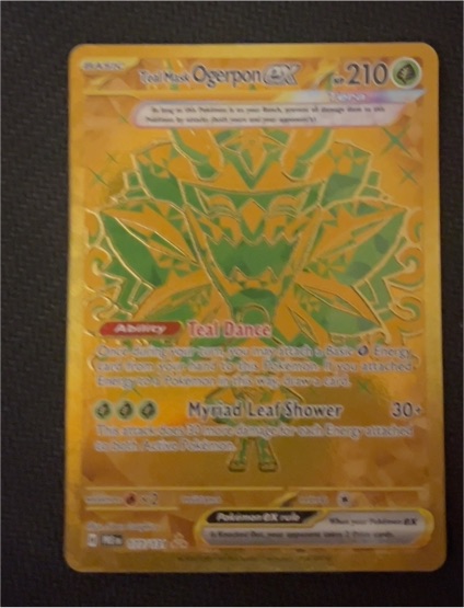 2022 Pokémon SV: Prismatic Evolutions #177 Teal Mask Ogerpon GX — front