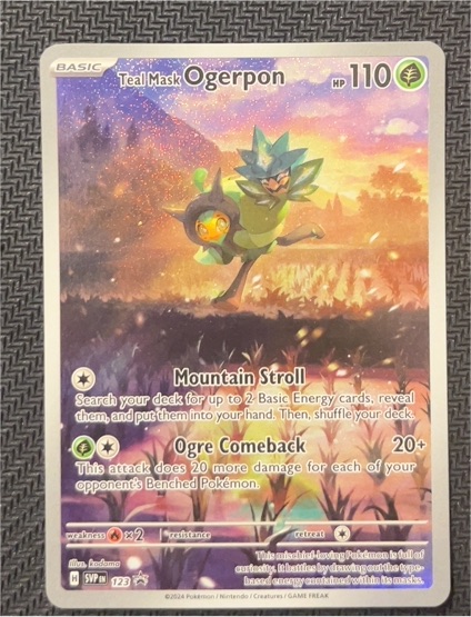 2024 Pokémon SV: Scarlet & Violet Promo #123 Teal Mask Ogerpon — front