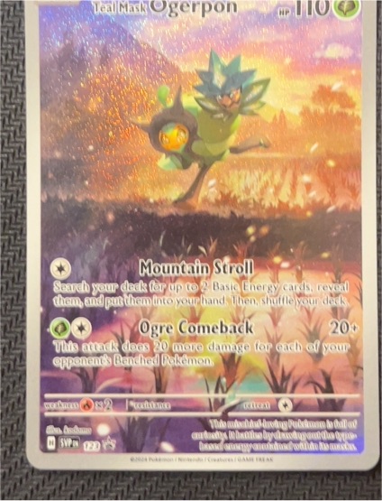 2024 Pokemon Scarlet & Violet Promo #123 Teal Mask Ogerpon — front