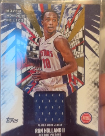 2025-26 Topps Woven Wonders Relics #WW-RH Ron Holland II — front