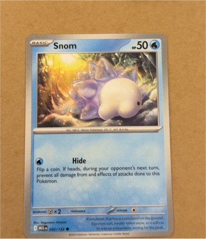 2022 Pokémon TCG Mega Evolution #042 Snom — front