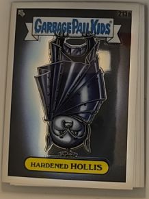 2022 Topps Chrome Garbage Pail Kids Series 5 #213a Hardened Hollis — front