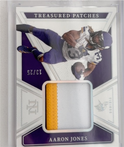 2024 Panini National Treasures #13 Aaron Jones — front