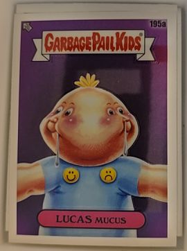 2022 Topps Chrome Garbage Pail Kids Series 5 #195a Lucas Mucus — front